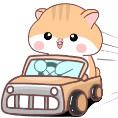 Orange hamster (ENG) : Animated