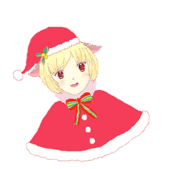 Cat ears girl Christmas version