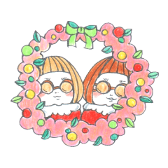 midobu's Sticker christmas sisters