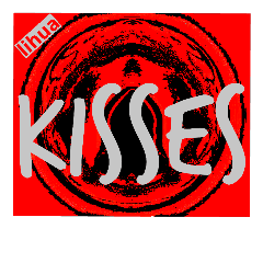 KISSES stamp and XOXO stamp of lihua