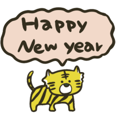 Loose happy new year kusumicolor Sticker