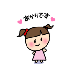 《2歳のあかりちゃん》スタンプ❤️