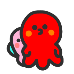 octopus move line sticker