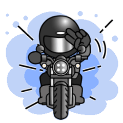 motorcycle fan sticker NO.19