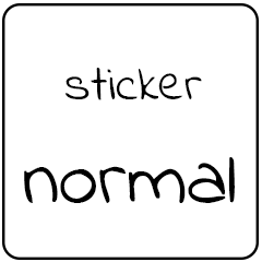 Normal Sticker!!