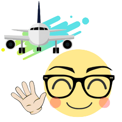 Stickers for airplane lovers(YUxboard)