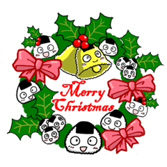 Christmas Rice ball - Omusubi -