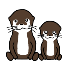 Small-clawed otter's stickers