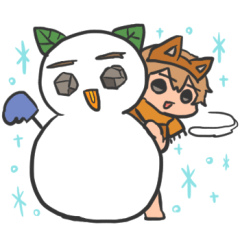 犬耳カチューシャくん 冬 Line スタンプ Line Store 犬耳カチューシャくん 冬 Line スタンプ Line Store