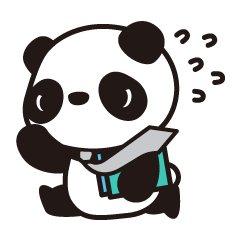 Panda Stamp for Teachers (@Meijitosyo)
