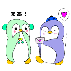 Cute Penguins "Pen" and "Mimi" 3