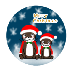 Otter's stickers (Christmas ver.)