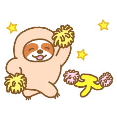 Sloth and banana stamps2
