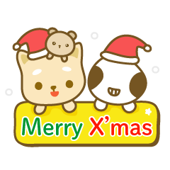 little shiba meow & alien baby Christmas