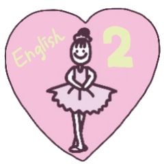 Ballerina sticker English ver 2