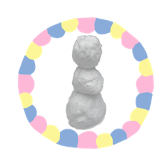 雪人裝飾相框貼圖 1