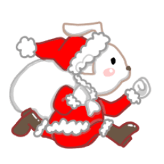 Rabbit hati untuk Natal dan Tahun Baru.
