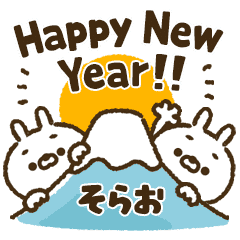 [Sorao] Carrot rabbit New Year