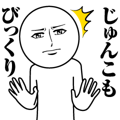 Name Sticker Serious Junko