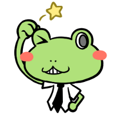 Frog-kun sticker