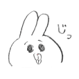 Loose rabbit drawn by mofucan