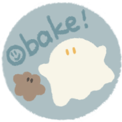 Cute ghost sticker (for everyday)