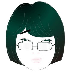 ショートヘアのメガネ女子第二弾 Line スタンプ Line Store