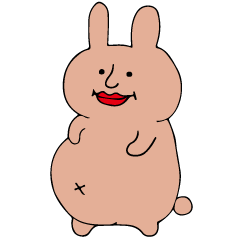 Rabbit maternity sticker
