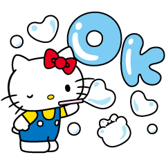 背景が動く ハローキティ - LINE スタンプ LINE STORE