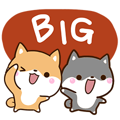 Two Chibi Shiba (BIG2)