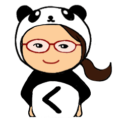 PANDA de hiragana -ku-