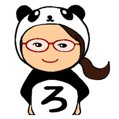 PANDA de hiragana -ro-