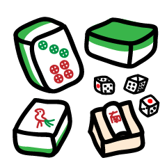 麻將 基本篇 有空沒空摸一圈 Line貼圖 Line Store