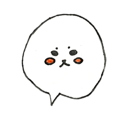 小海豹頭很大。