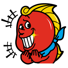 Kinpei whimsical red snapper /Textless