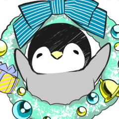 Christmas penguin-penpen