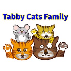 Tabby Cats Family