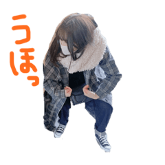 あいちゃんとりせちゃんが使うスタンプ