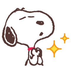 배경이 움직이는 Snoopy