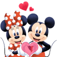 Stiker Latar Mickey & Friends