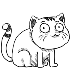 Ugly Tabby Cat (animated)