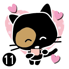 A black cat-11. happy
