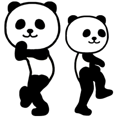 Super dancing panda