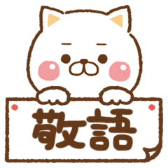 with white cat san.