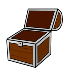 Cute treasure chest