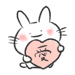 Yurusugiru rabbits stickers