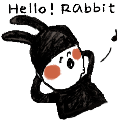 hello!rabbit stickers