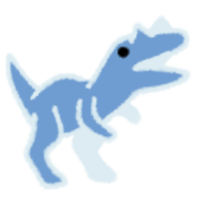 Colorful dinosaur Keigo Sticker