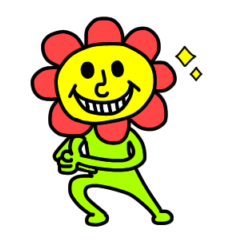 Flower person
