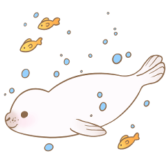 Little white seal